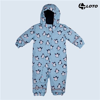 Baby Girl Ski Overall