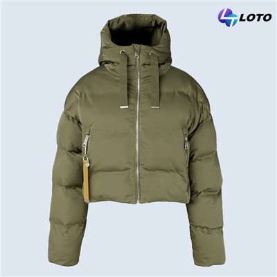 Petite bólstraður frakki