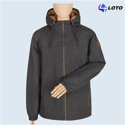 Svartur pufferjakki fyrir herra