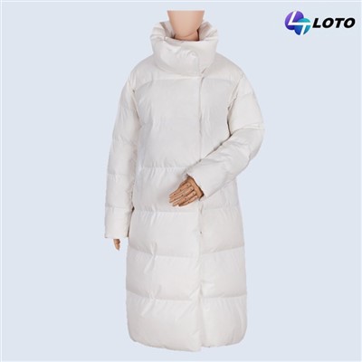 Langur dúnjakki fyrir konur